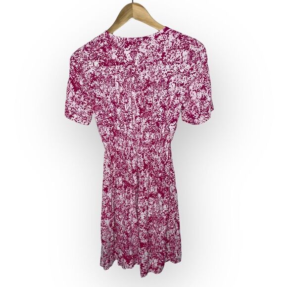 Anthropologie HD In Paris Pink and White Dress Size 0 - Picture 2 of 8
